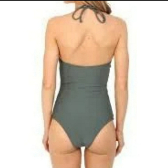 MIKOH Avalon Macrame Burgundy Red Swimsuit One-piece NWT - Picture 5 of 5